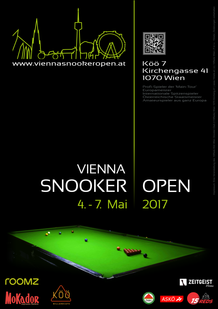 Vienna Snooker Open 2017 Plakat